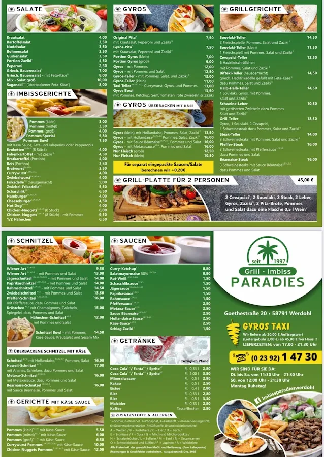 BookNoFees: مطعم – Imbiss-Paradies – Werdohl – فردوس الوجبات الخفيفة، الصورة 2
