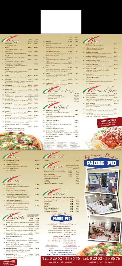 BookNoFees: مطعم – Pizzeria-Padre Pio – Nachrodt-Wiblingwerde – Pizzeria-Padre Pio، الصورة 2