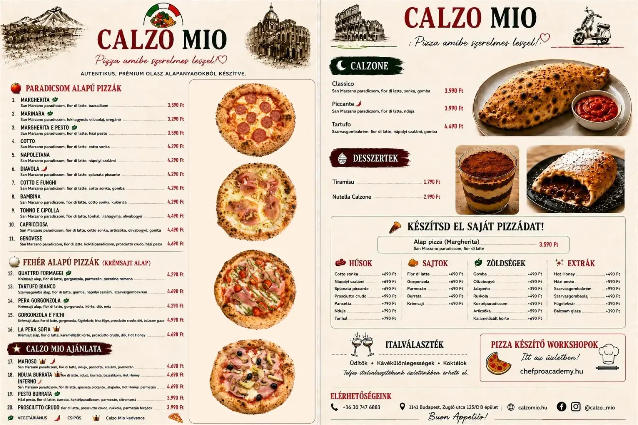 BookNoFees: بار وجبات خفيفة – Calzo Mio – Budapest – Calzo Mio، الصورة 1